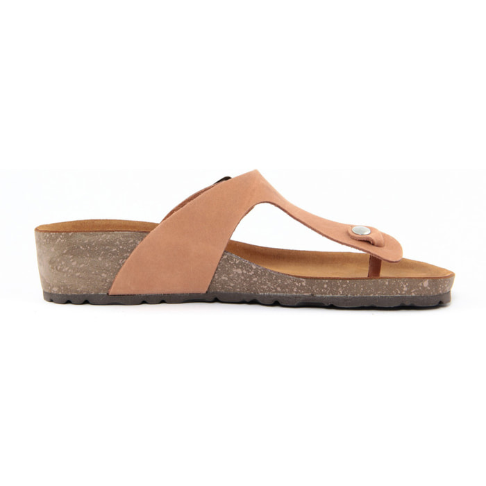 Sandalo flat Donna colore Cuoio
