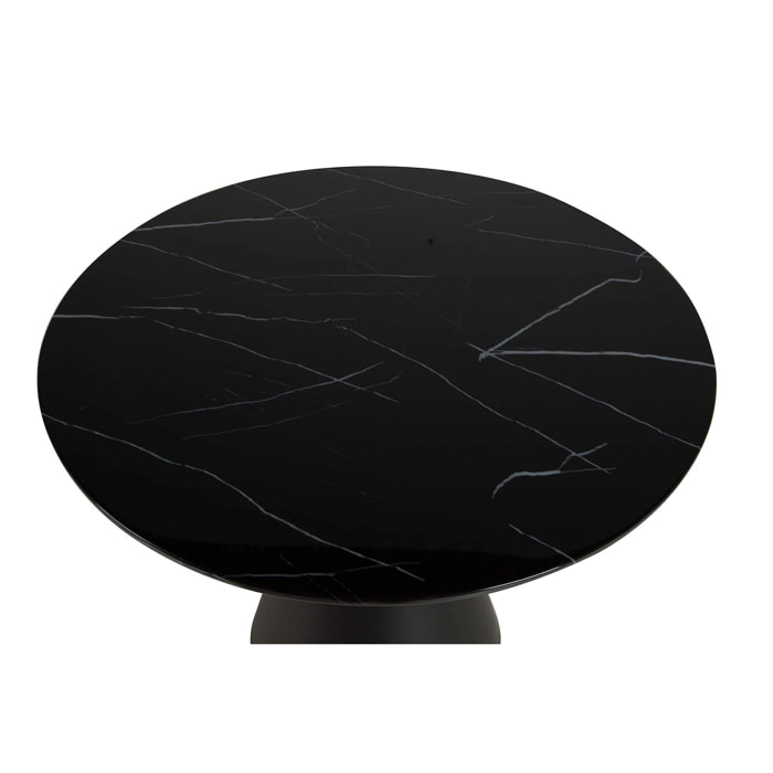 Mesa Comedor Marmol Sintético Asuan 80x80x75 Cm