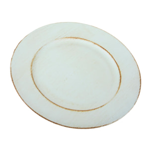 Piatto - Pezzi 12 - 33xH2x33cm - Bianchi Dino SpA