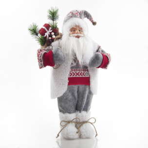 Babbo Natale "Polar" - Realistico in PVC - (Altezza 65cm - Larghezza 35cm)