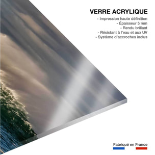 Tableau paysage ocean vague belharra  Tableau plexiglas