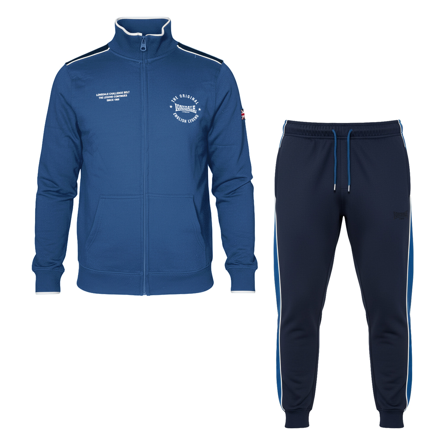 Tuta Uomo LONSDALE Cotone Felpato Zip