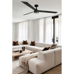 CRUISER XL LED Ventilateur de plafond noir TUYA