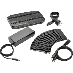 Station d'accueil EATON de recharge 10 ports USB avec supports d