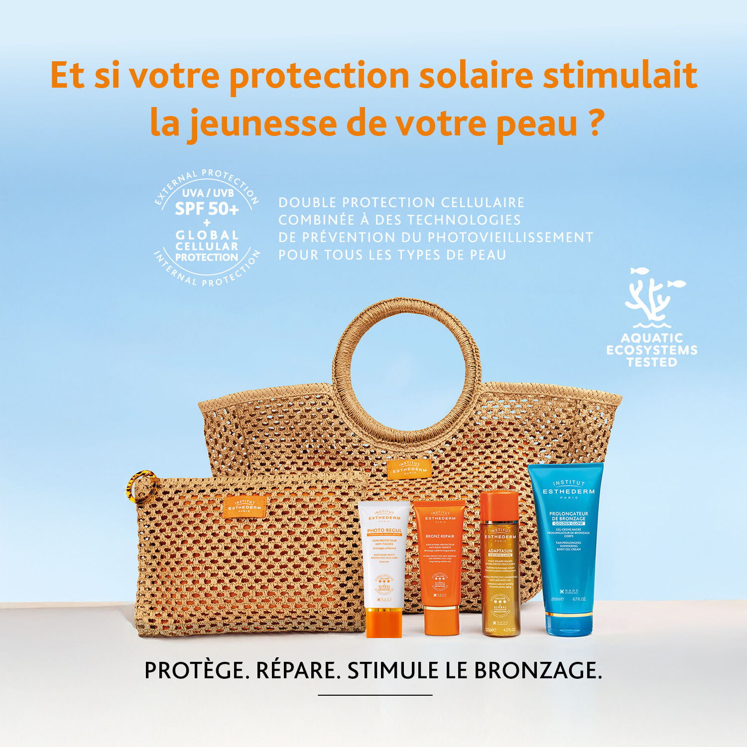 Adaptasun Golden Glow - Huile Solaire Nacree Hydra-Protectrice 125 ml