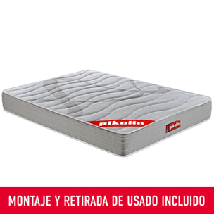 Colchón de Espuma HR con Látex | Altura 23cm | Firmeza media alta | Protección higiénica total | Pikolatex