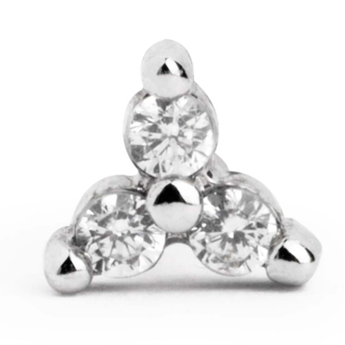 Orecchino Singolo Clover in Argento