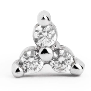 Orecchino Singolo Clover in Argento