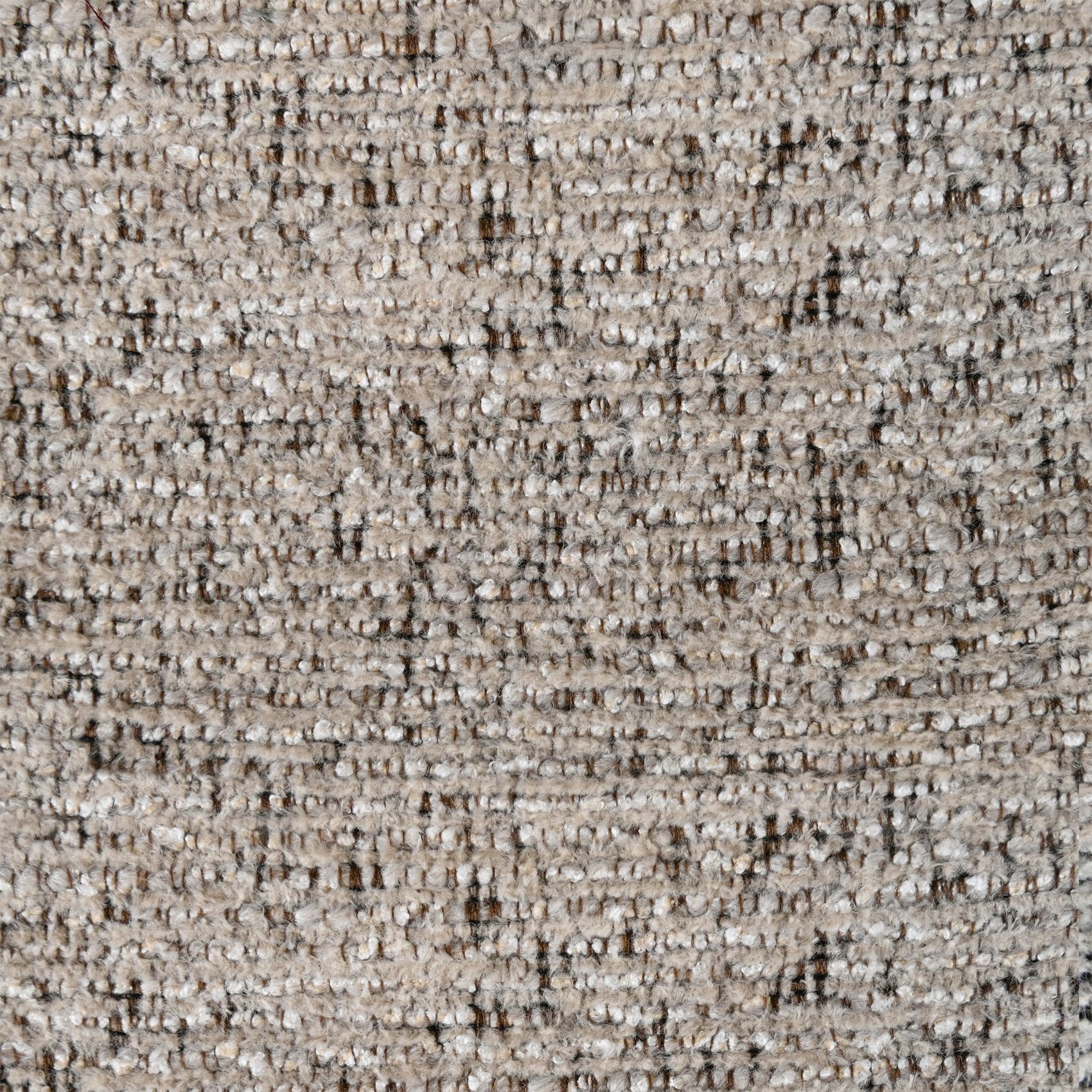 Tissu d’ameublement chenille chinée - Beige