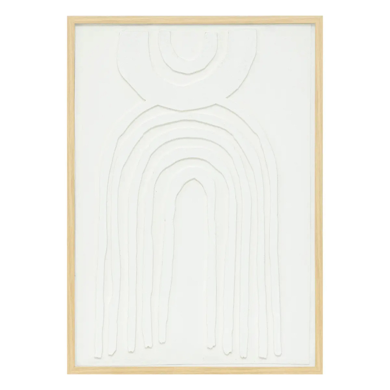 Déco murale "Bobby" 50x70cm Blanc