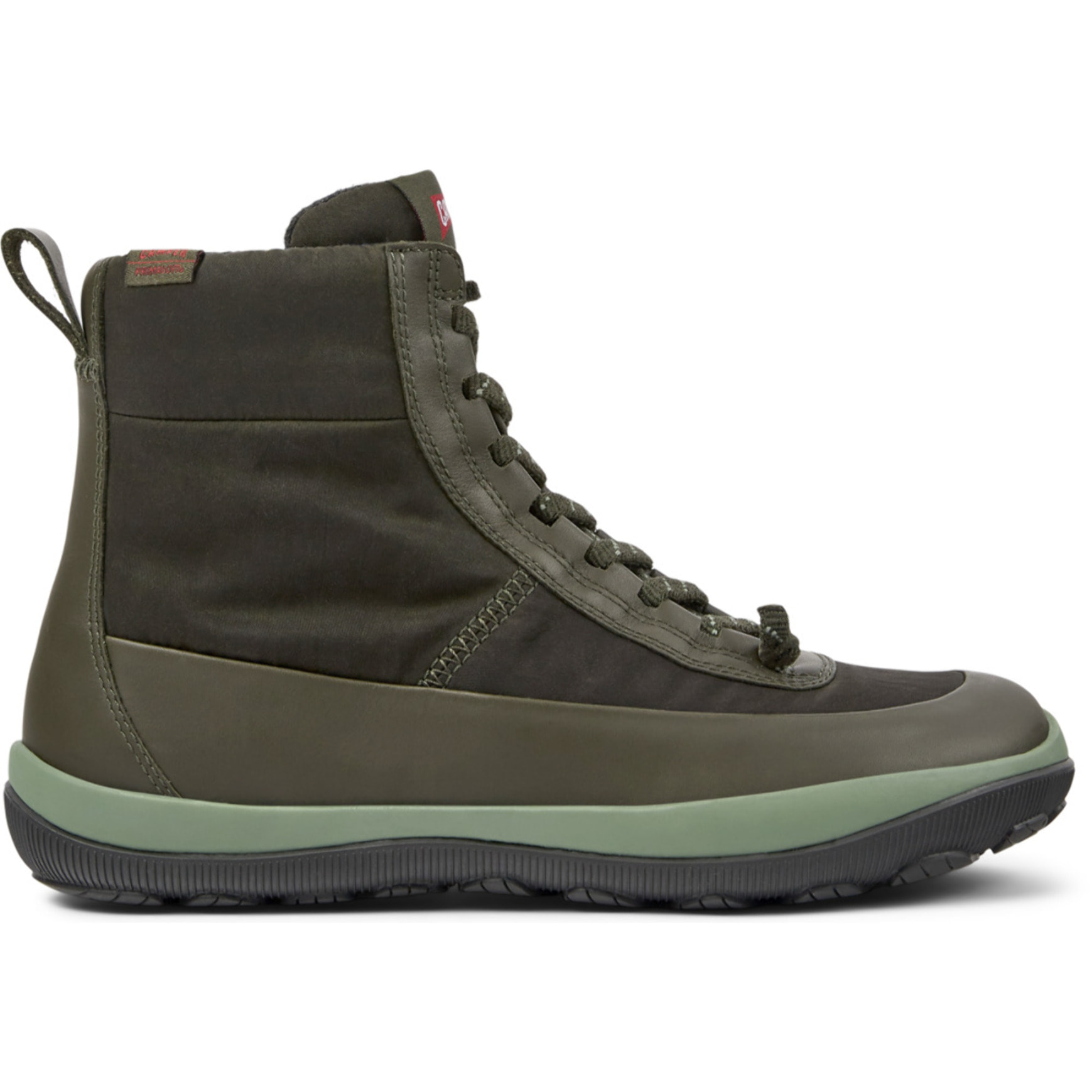 CAMPER Peu Pista GM - Botines Verde Mujer