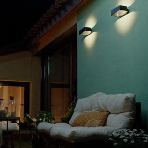 FORLIGHT Aplique Ip54 Wilow Led 6,9W 3000K Negro 257Lm