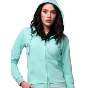 Chándal mujer Leone 1947 Apparel Bright cremallera capucha transpirable