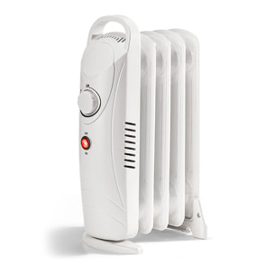 Radiador de 5 elementos con 650W de potencia.