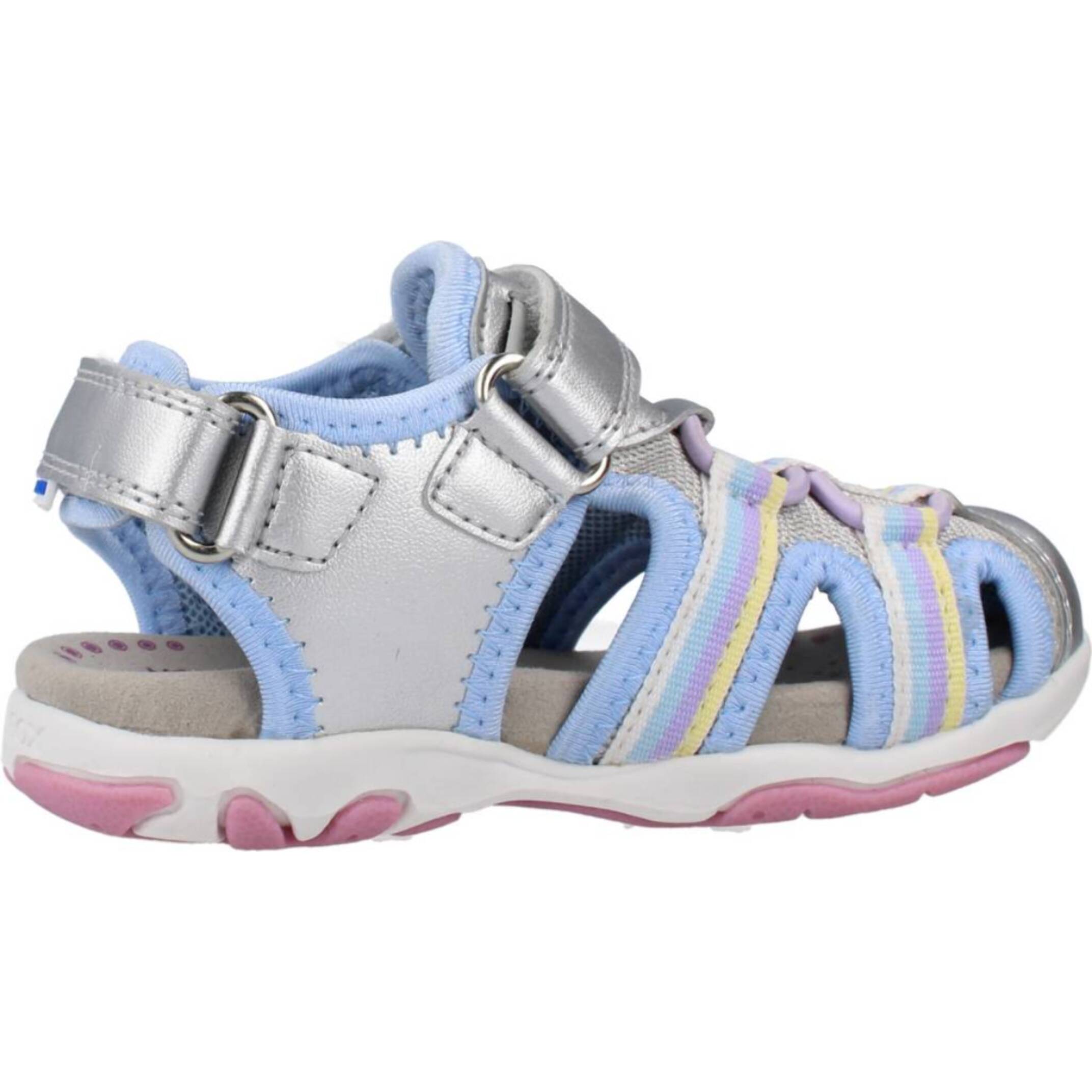 Sandalias Niña de la marca GEOX  modelo B SANDAL FLAFFEE GIR GRIS