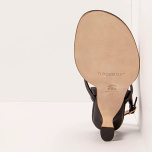 Sandalias con tacón S3166 NAPPA BLACK/ GLERA color Black