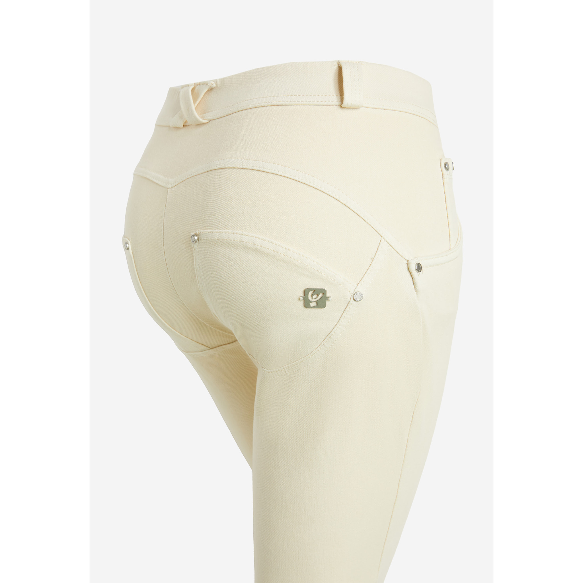 Pantaloni push up WR.UP® clessidra tessuto navetta ecologico