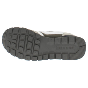 Armata di Mare Scarpe Uomo Sneakers Vintage Running con Soletta Rimovibile in Memory Foam AMU S25N716 Beige Off White