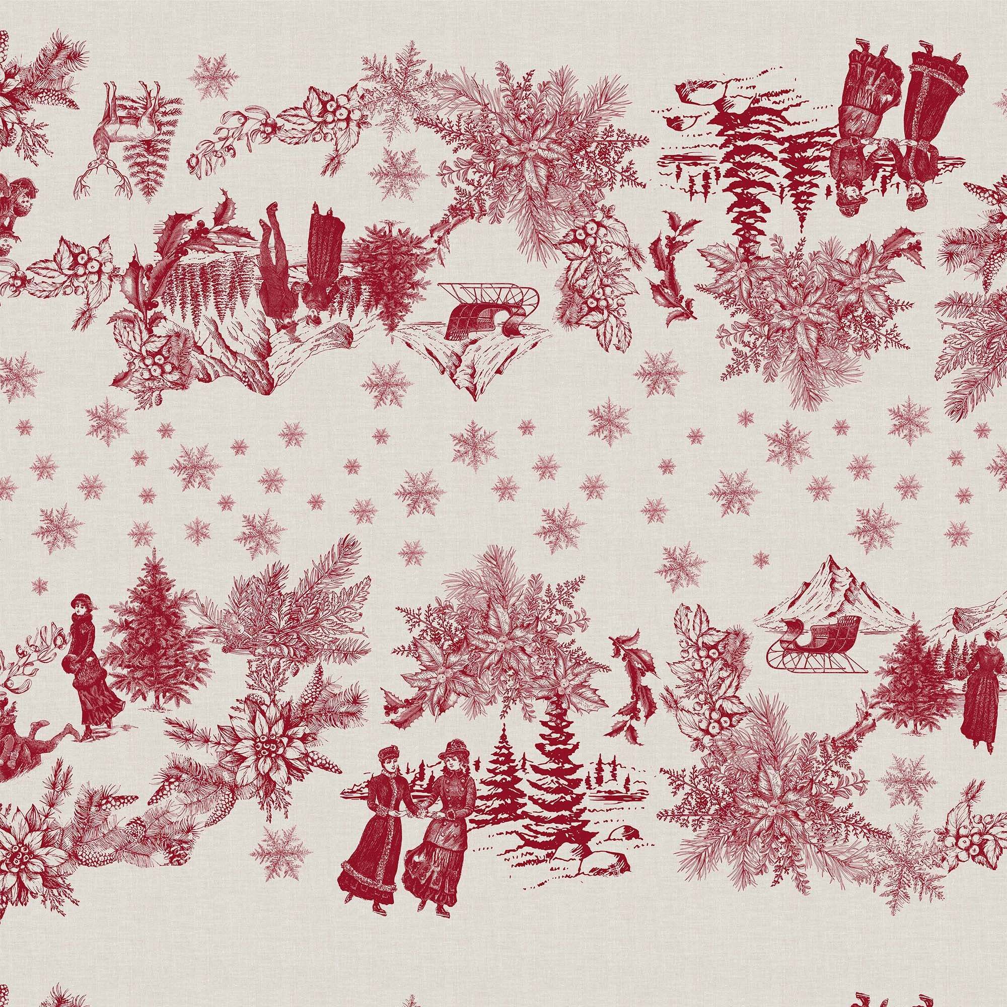 Nappe en résine Anti-tâches Christmas Toile