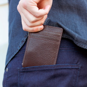 Monedero Piel Hombre Jaslen Hannover Marron