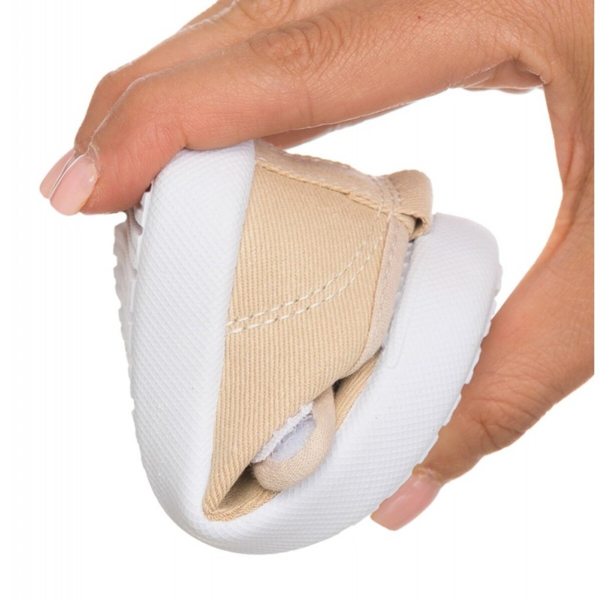 Lona beige con Velcro, básica, versátil y cómoda Ideal para combinar con cualquier outfit