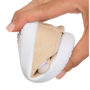 Lona beige con Velcro, básica, versátil y cómoda Ideal para combinar con cualquier outfit