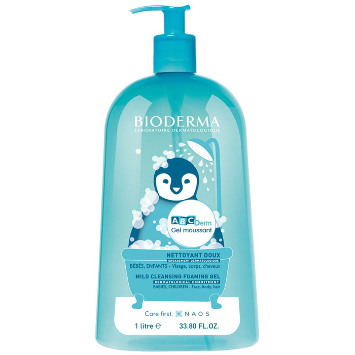 ABCDerm Gel Moussant - Nettoyant Doux