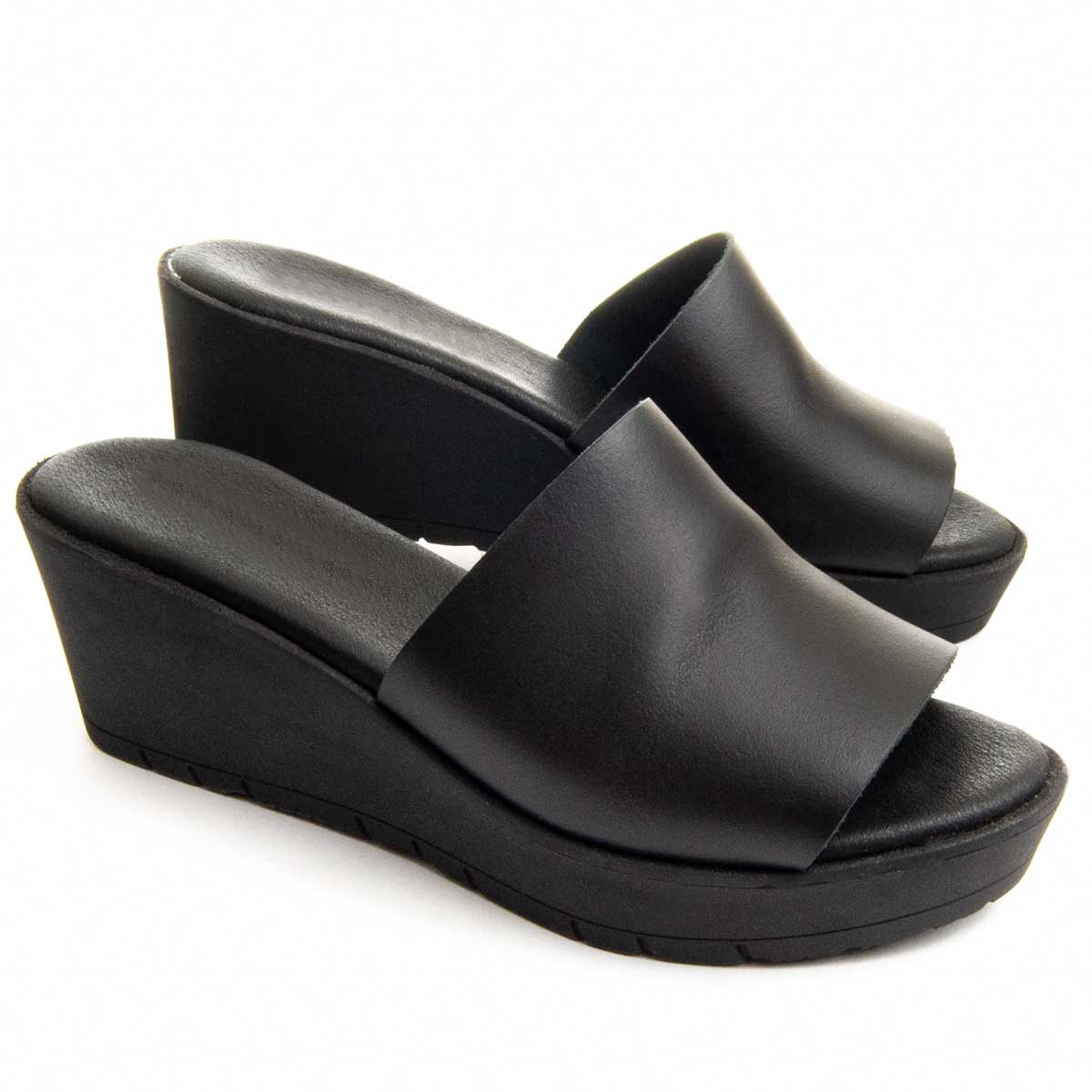 Sandalia Con Cuña Bellapielmgo