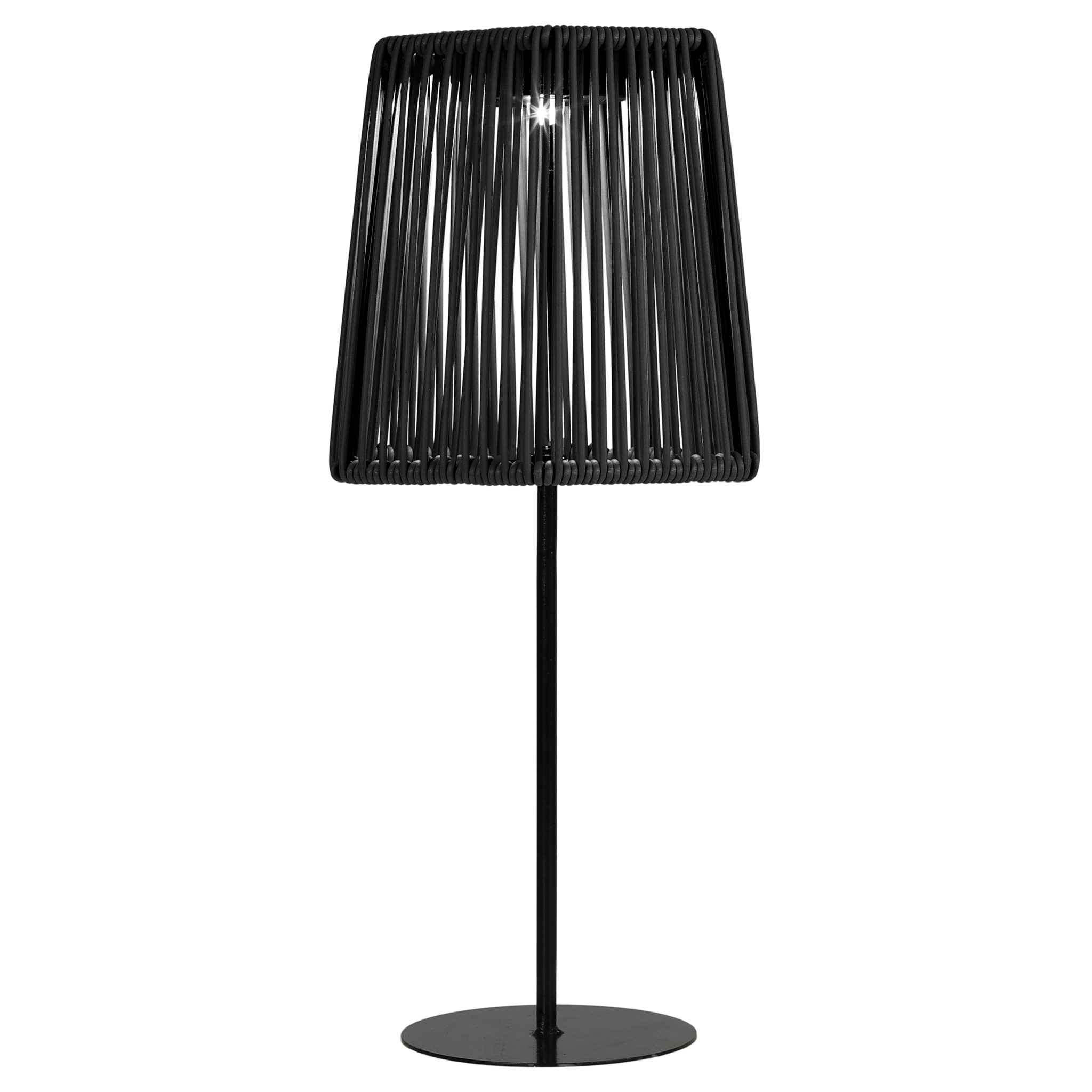 Lampe De Table Solaire Turquoise H40cm