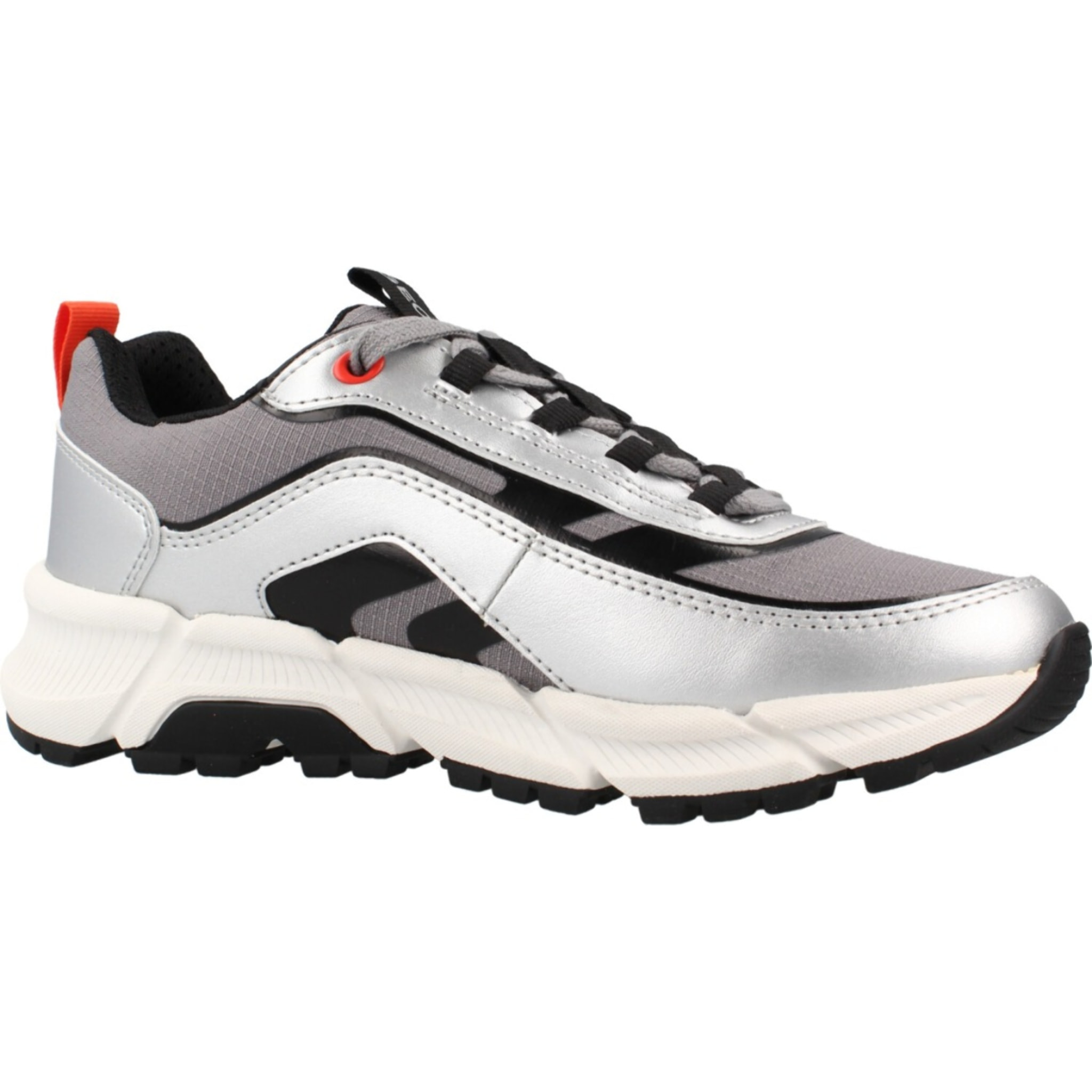 Zapatos Niño de la marca GEOX  modelo J FLEXYPER PLUS BOY PLATA