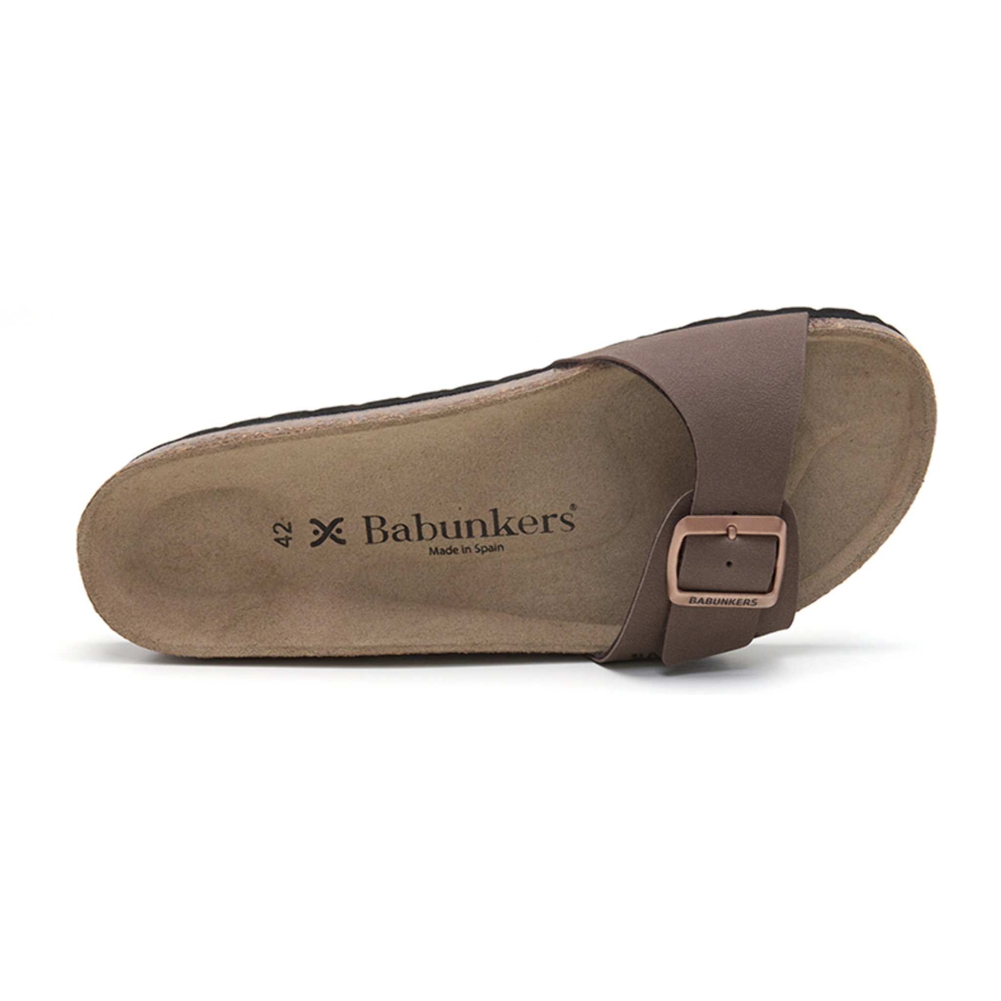 SANDALIA BABUNKERS MARRON