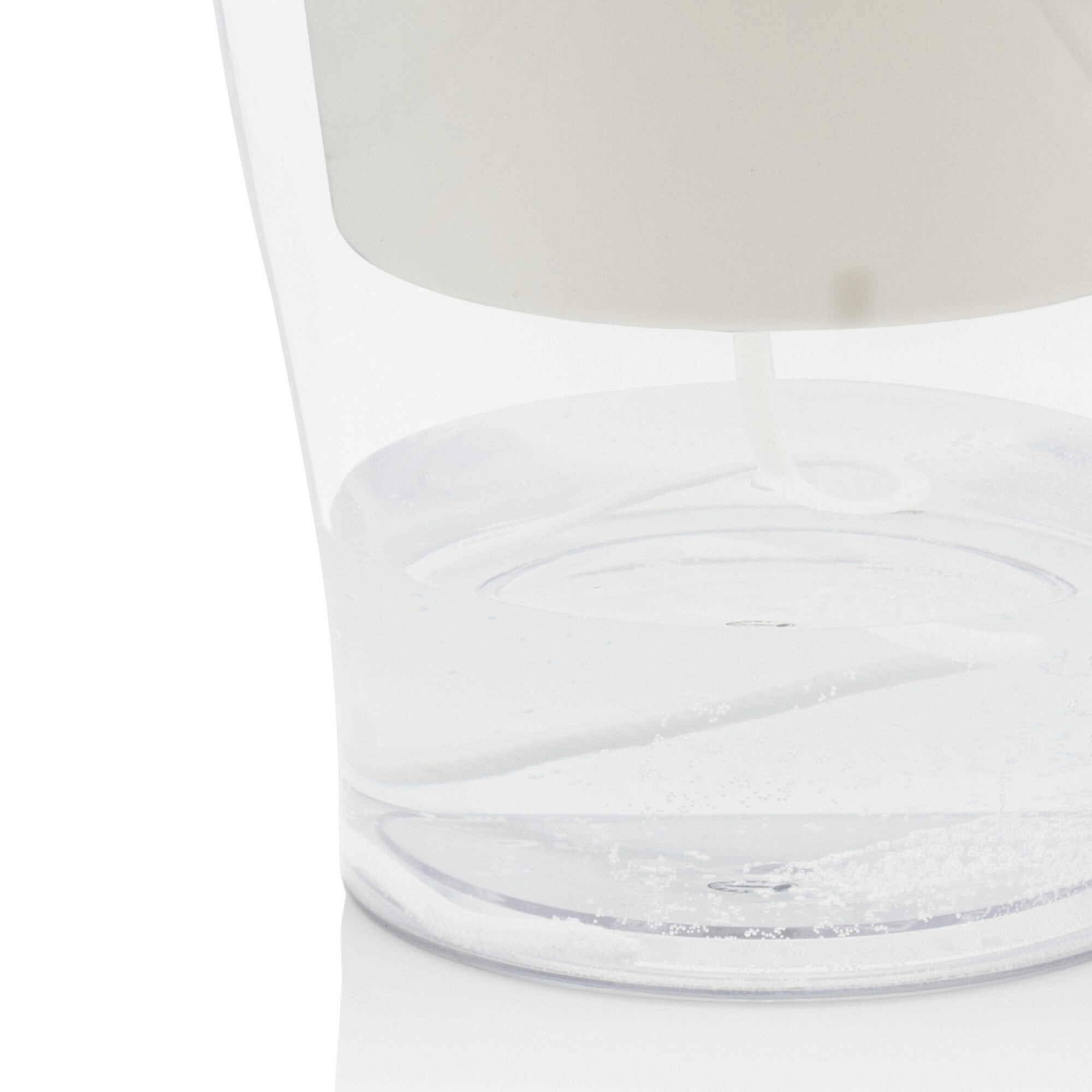 Pot à réserve d’eau Tomasucci RAFFY MEDIUM, en polypropylène, blanc, 17,3 × 17,3 × 17 cm