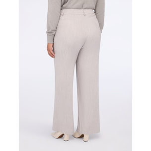 Fiorella Rubino - Pantalones de Pierna Ancha - Beige