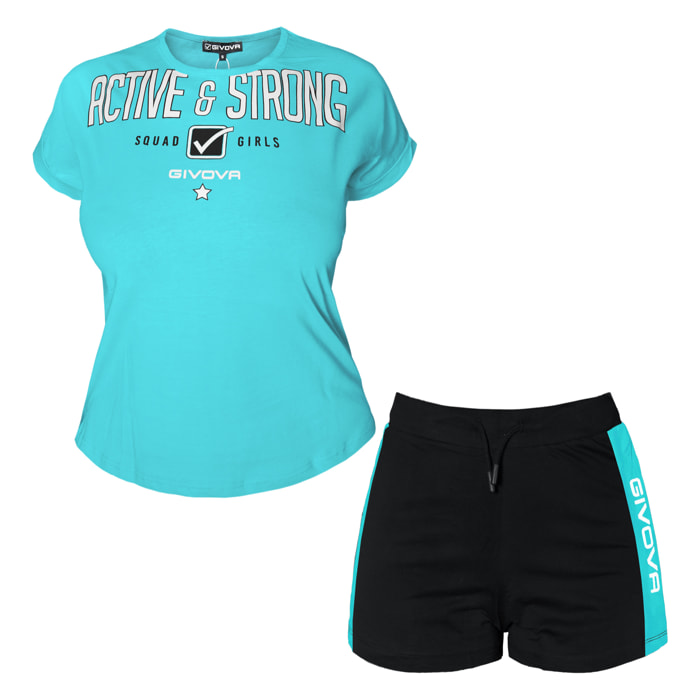 Completo Set Donna GIVOVA Corto Cotone
