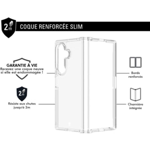 Coque FORCE CASE Samsung Z Fold 7 renforcé transparente