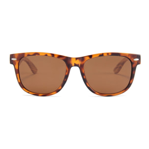 Gafas de Sol Feler 1501-7 Polarizadas de Madera Unisex 52 mm