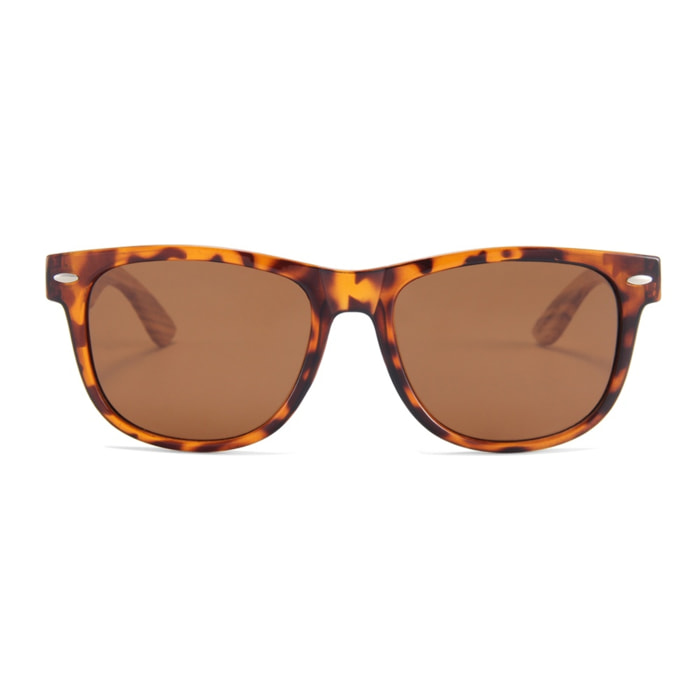 Gafas de Sol Feler 1501-7 Polarizadas de Madera Unisex 52 mm