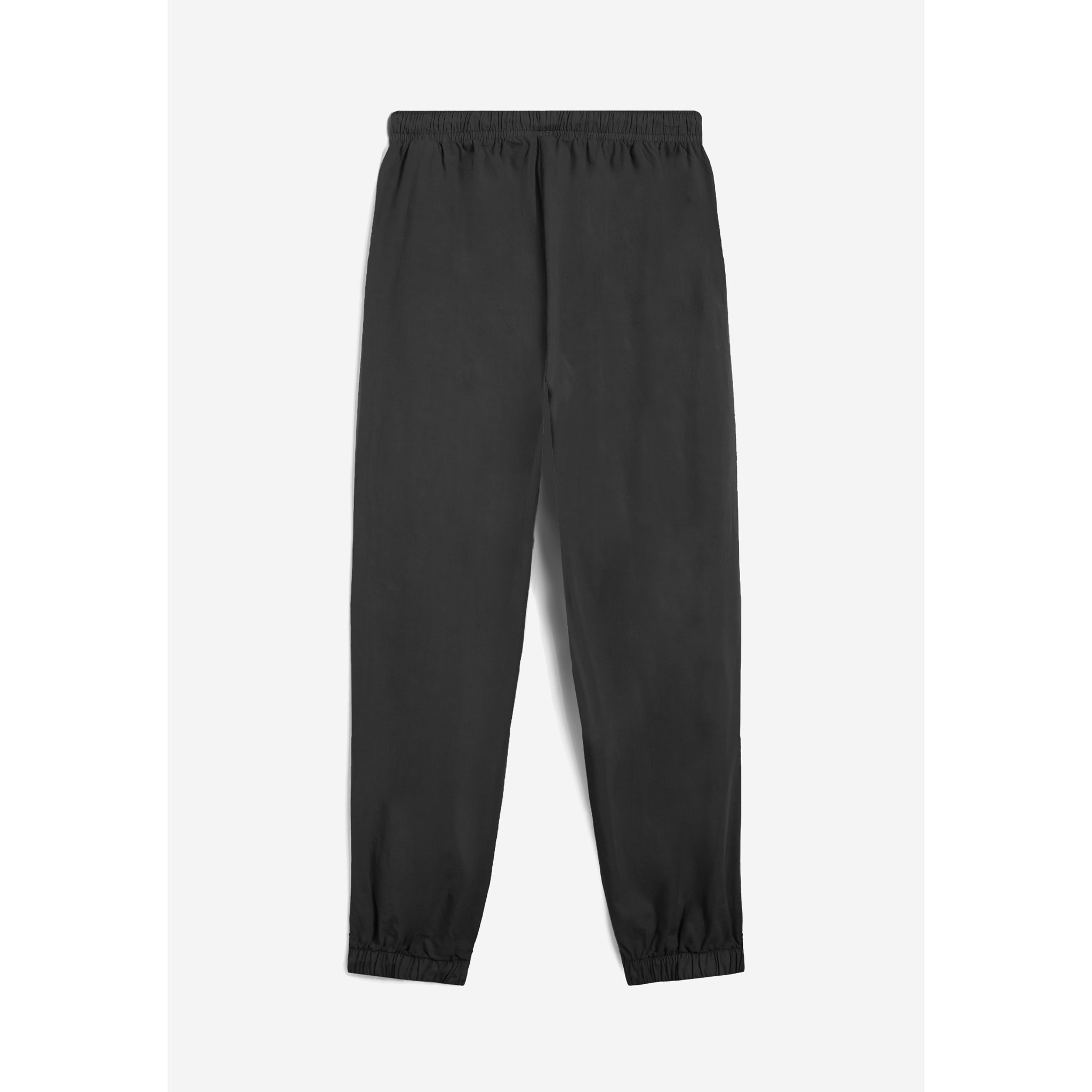 Pantaloni joggers donna in tessuto popeline tinto in capo