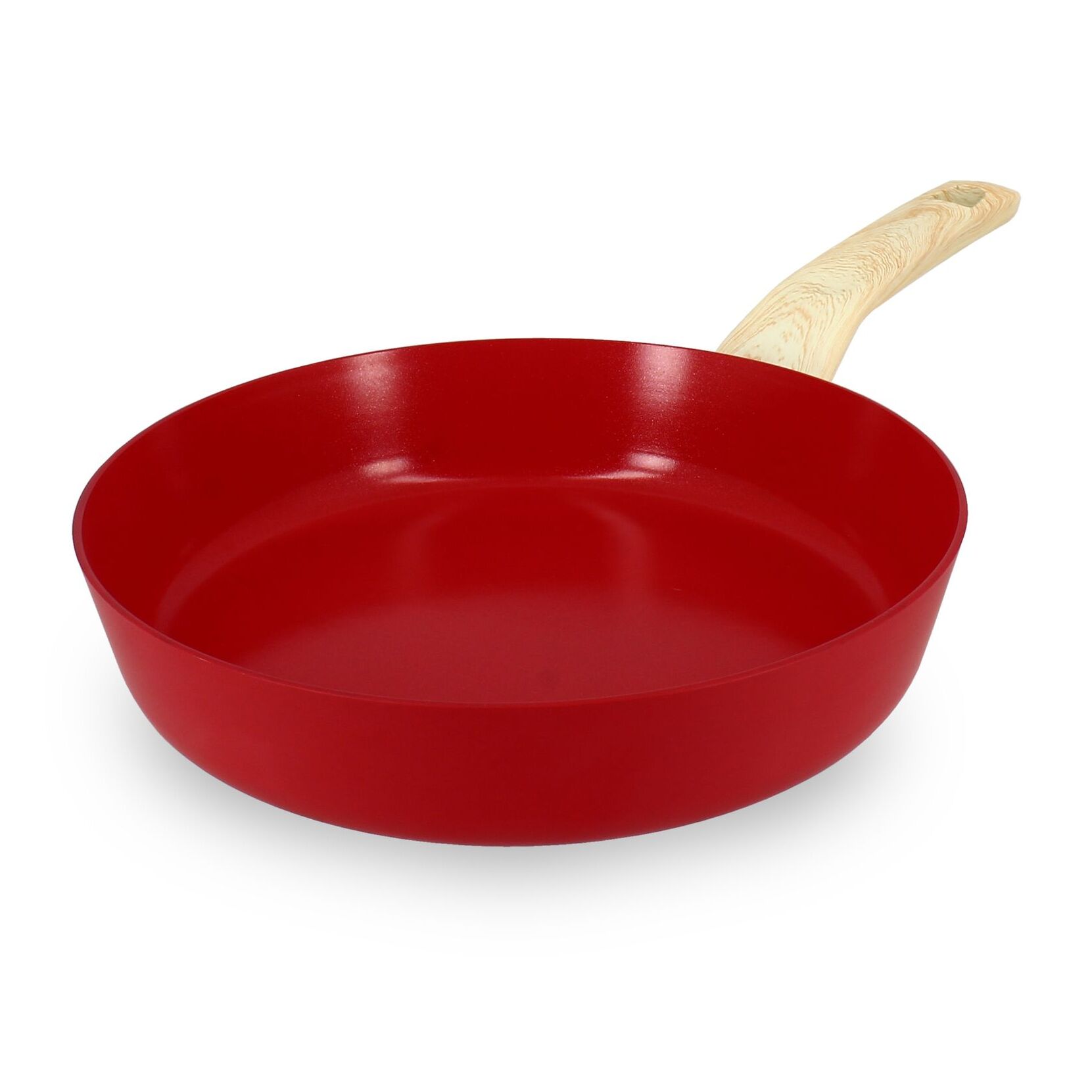 Poêle en revêtement céramique 24cm rouge - tous feux COLORAMA