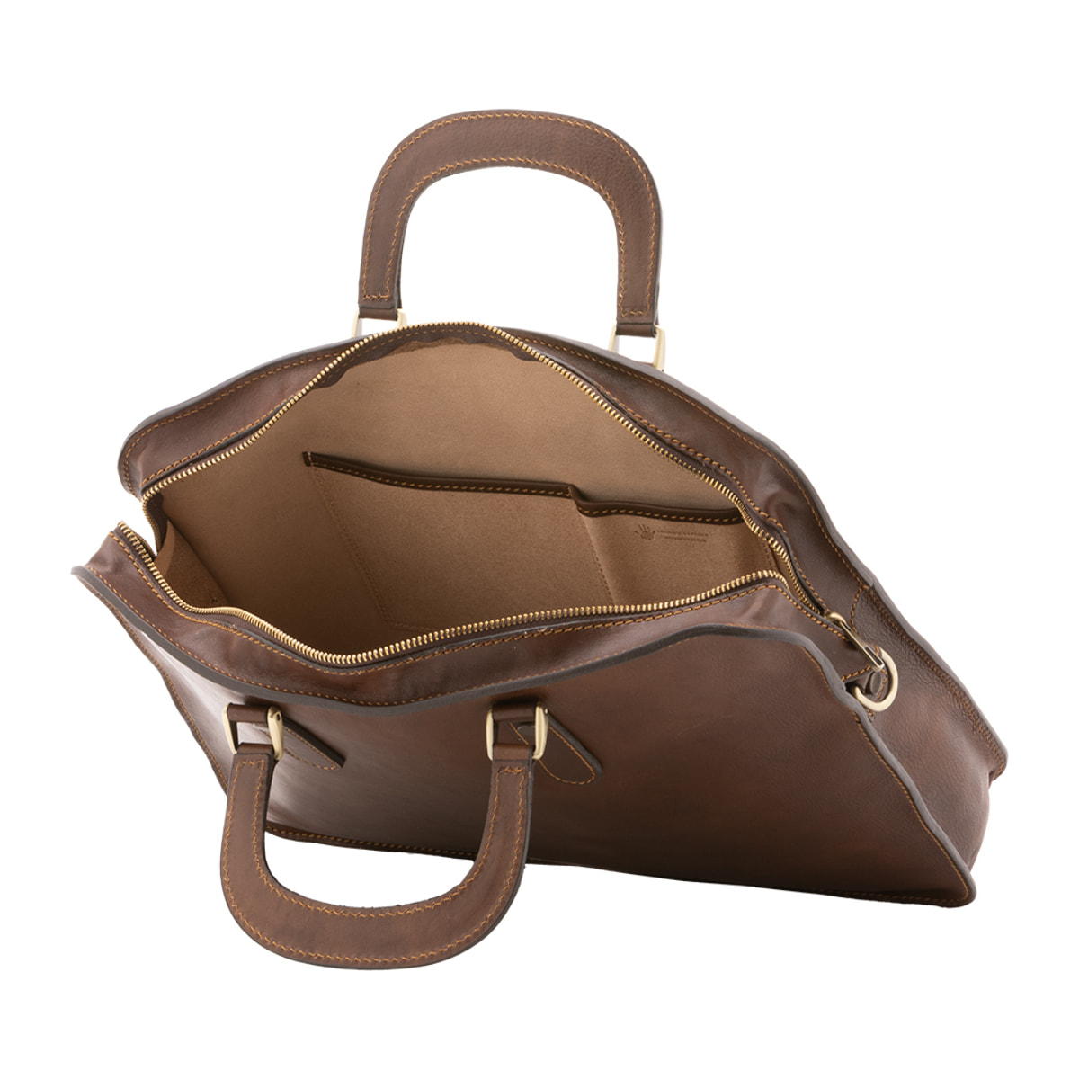 Borsa a mano  unisex In Vera pelle Made in Italy 40x30x8 cm