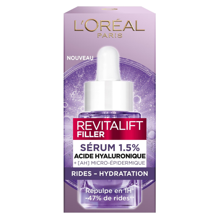 L'Oréal Paris Revitalift Filler Sérum Anti-rides Acide Hyaluronique 15ML