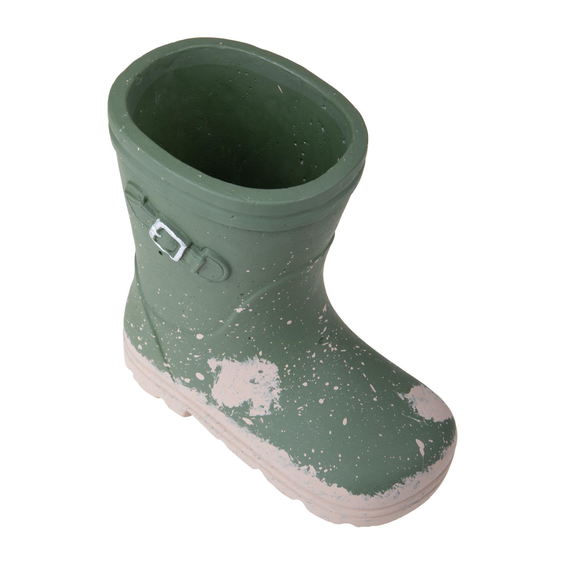 Stivale 22X11X20 Cm - Pezzi 2 - 22X20X11 - Colore: Verde - Bianchi Dino - Decori Casa E Complementi