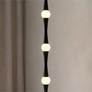 LEDS C4 Colgante Dew Vertical 992mm LED 13 Blanco cálido - 2700K DALI Negro 782lm