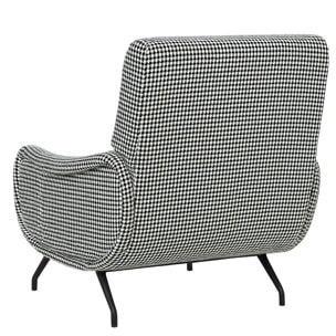 Poltrona Marilyn Pied De Poul Bianca e nera