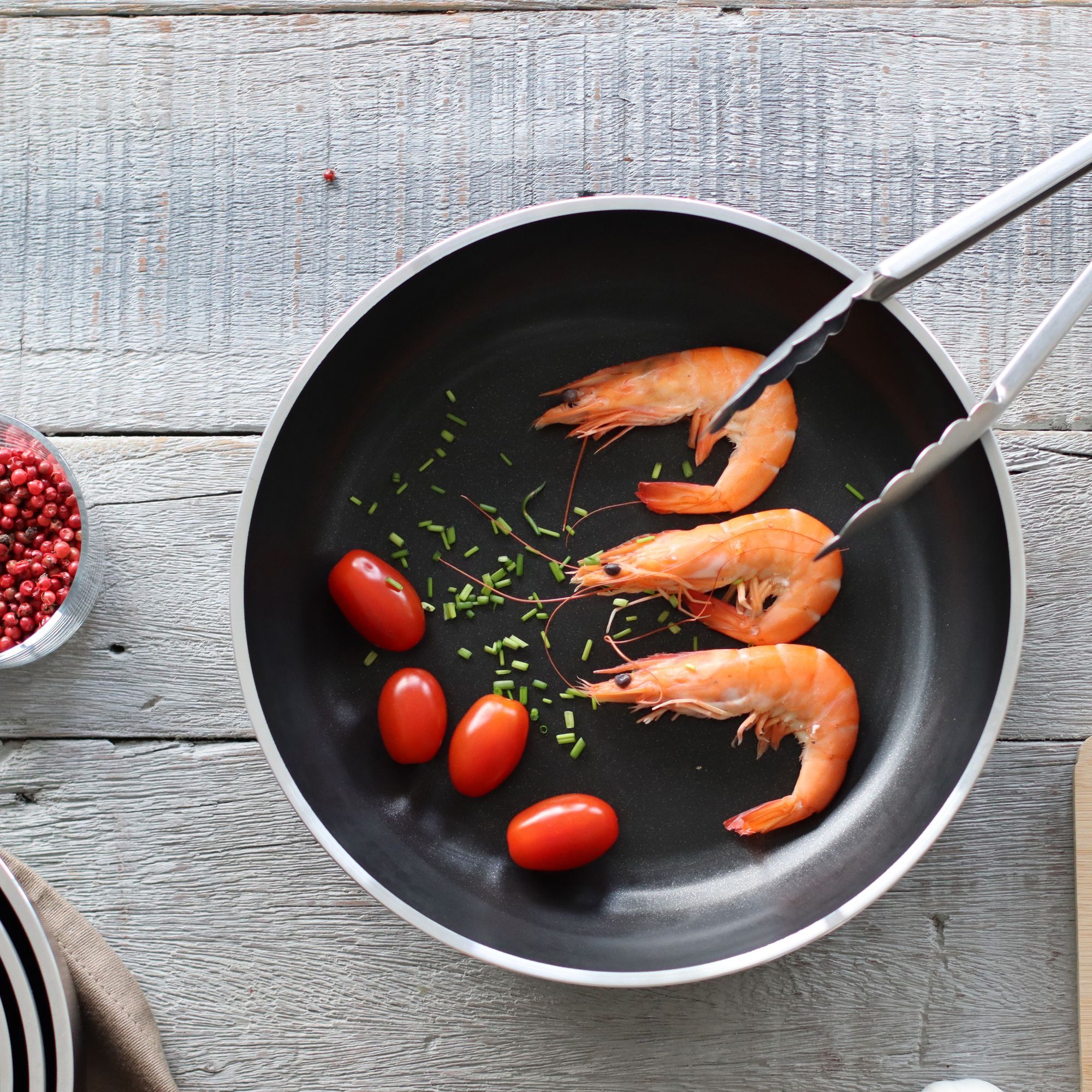 Batterie de cuisine 4 pièces en aluminium - tous feux IRIS