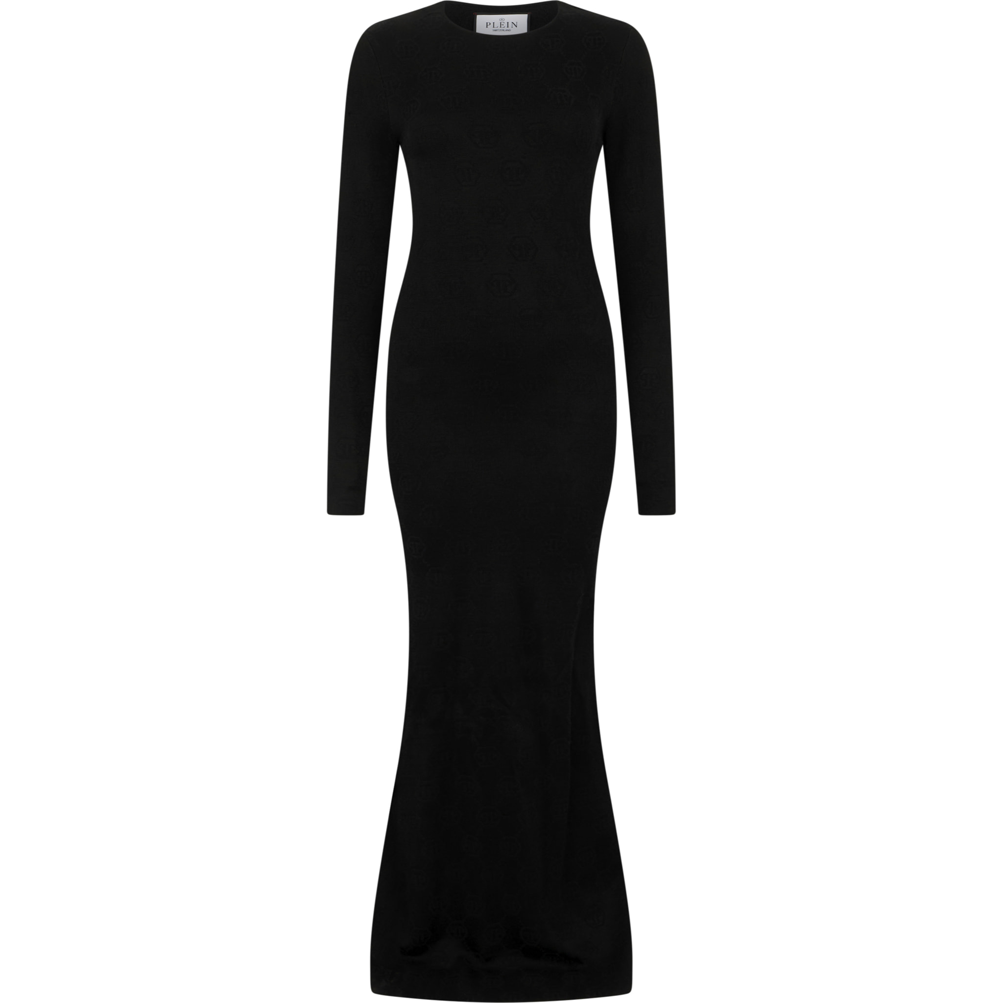 PHILIPP PLEIN Vestido de noche de punto MONOGRAM
