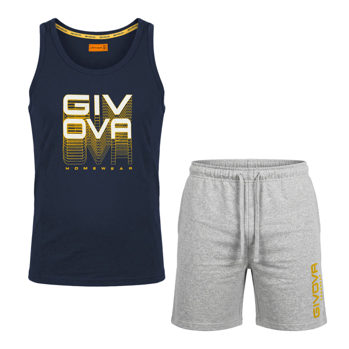 Completo Homewear Uomo Corto GIVOVA Cotone