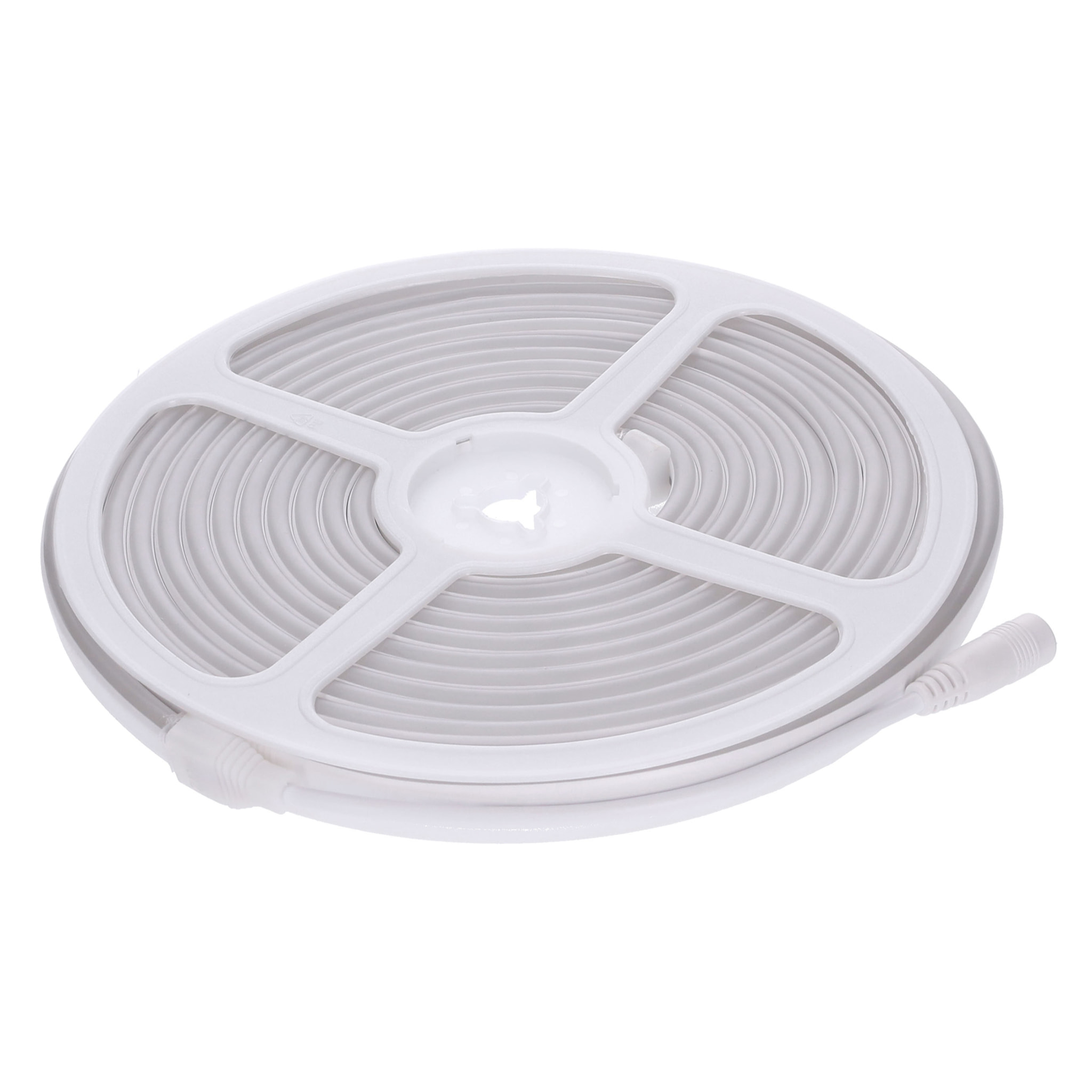 FORLIGHT Tira LED Flexi Slim 24W Blanco Frío 6000K, CRI 82, Regulable ON-OFF, IP65 para Uso Exterior