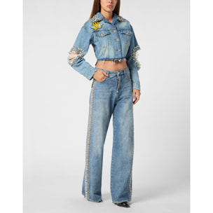 PHILIPP PLEIN Denim Jacket SMILE