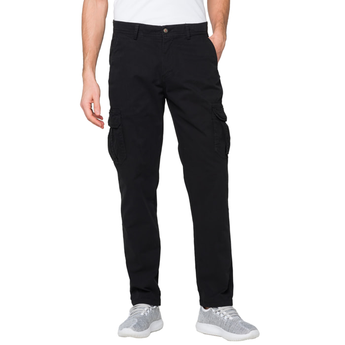 Pantalone cargo Hot Buttered Jasper Nero.